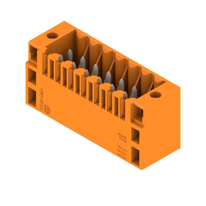1729470000 - Orange 14-Pole PCB Connector, 3.5mm Solder Pins  (Pack of 54)