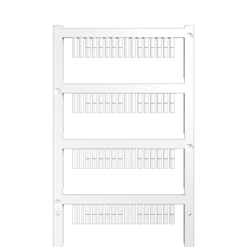 1001140001 - White 10mm Device Markers, PA 66, Pluggable Design  (Pack of 1120)