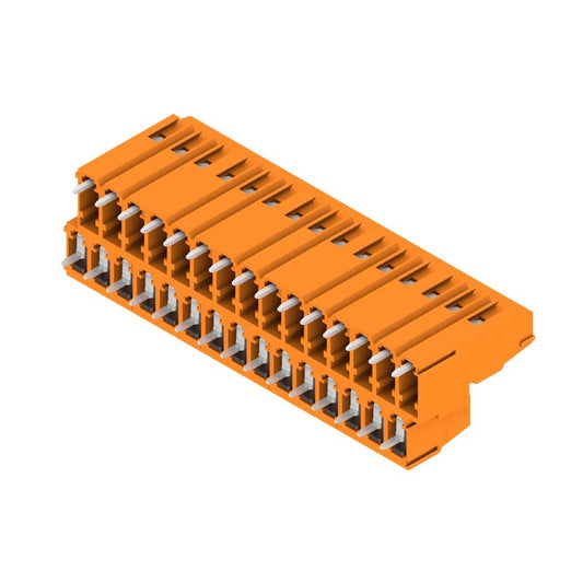 1768980000 - 30-Pole 5.08mm PCB Terminal, 90° Angle, Orange  (Pack of 12)