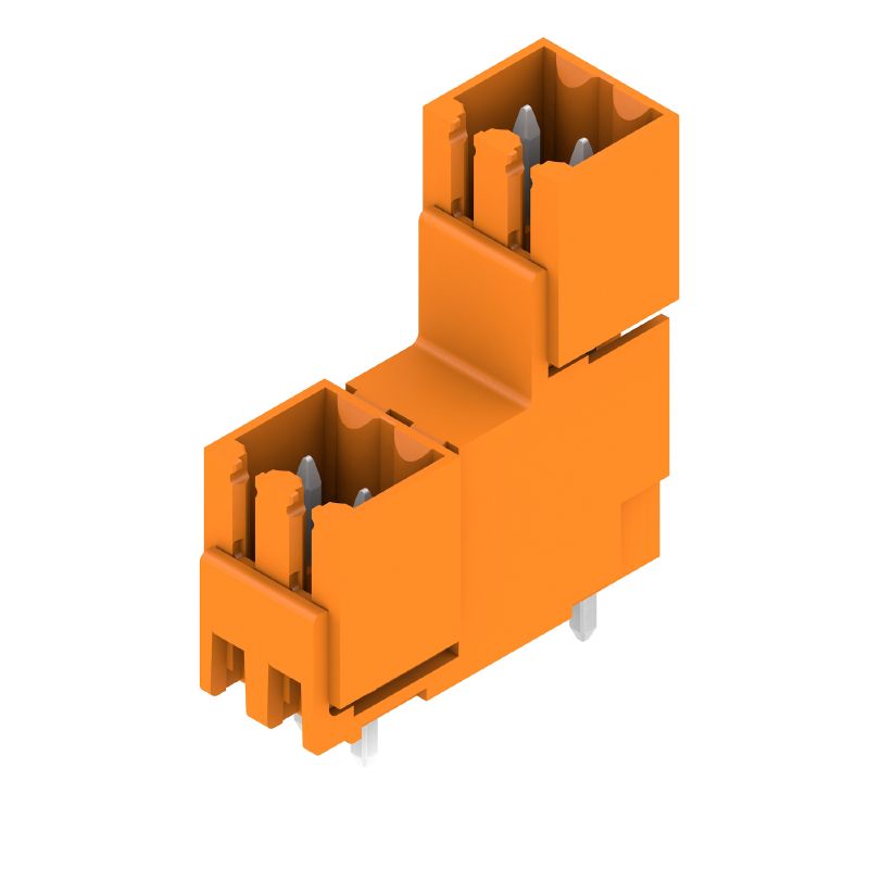 1641110000 - 3.50mm 4-Pole Orange PCB Connector with 3.2mm Pins  (Pack of 50)