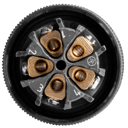 2812420000 - M12 K-Coded Field Attachable Connector, 8-13mm, IP67