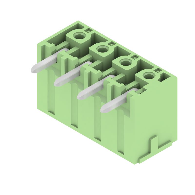 1793260000 - 3.81mm PCB Male Header Connector with 4 Poles, Elbow Design  (Pack of 108)