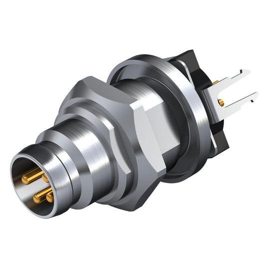 2423610000 - M8 4-Pole PCB Plug-in Connector with RoHS Compliance  (Pack of 25)