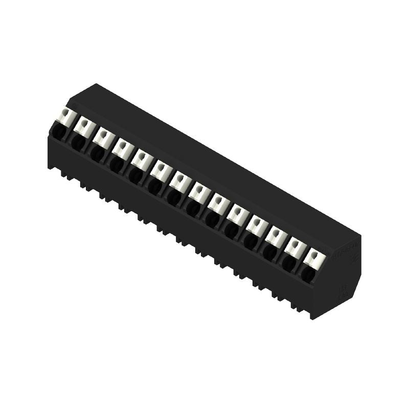 1884700000 - Black 14-Pole PCB Terminal, 5mm Pitch, PUSH IN Connection  (Pack of 8)