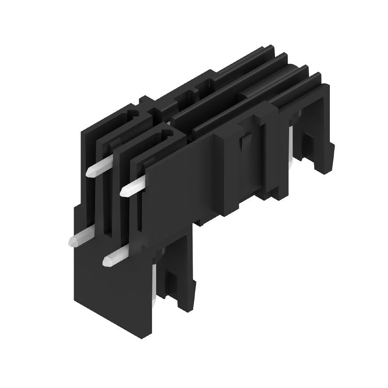 1191540000 - 4-Pole 5.08mm PCB Connector, 90° THT, Black 3.2mm Pins  (Pack of 50)