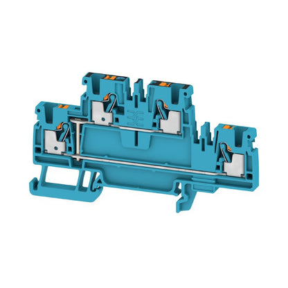 1547660000 - Blue 2.5 mm² Double-Tier Terminal with Push-In Connector  (Pack of 50)