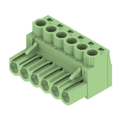 1205010000 - 5mm Female PCB Connector, 6 Poles, 180° Orientation  (Pack of 60)