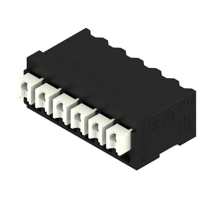 1870590000 - 3.50mm 6-Pole PCB Terminals, Black with 1.5mm Solder Pins  (Pack of 25)