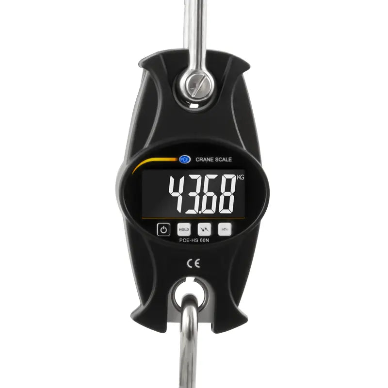 PCE-HS 60N - Durable Crane Scale 60kg with LCD & Hold Function