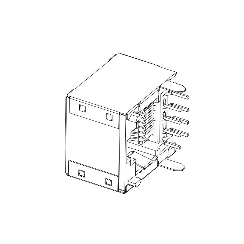 2715550000 - Compact RJ45 Modular Jack for Cat 5 Applications  (Pack of 70)