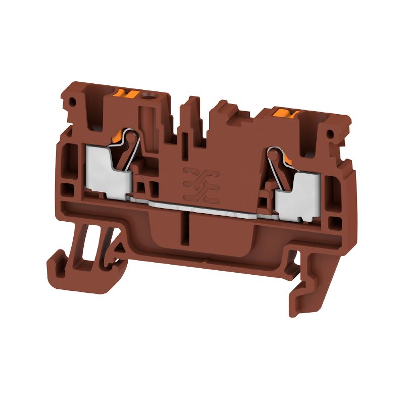 2508030000 - 2.5 mm² Brown Terminal Block, 24 A, PUSH IN Design  (Pack of 100)
