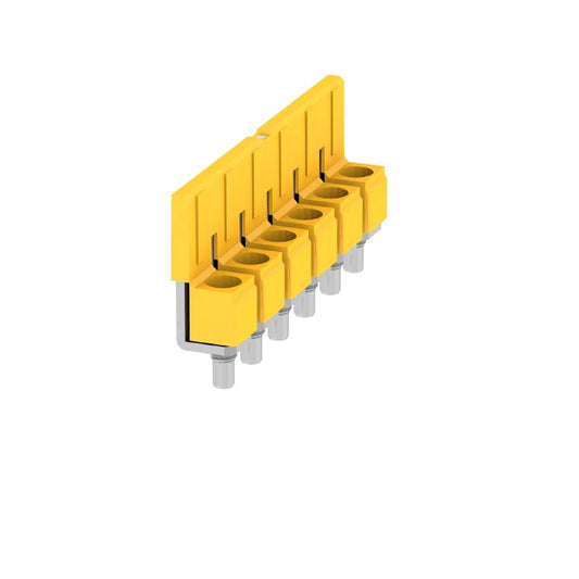 1062670000 - 6-Pole 57A Cross-Connector, Yellow, 7.6mm Width  (Pack of 50)