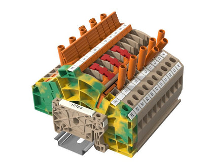 2710120000 - 6mm² Hybrid Terminal, Green/Yellow, ROHS Compliant  (Pack of 50)
