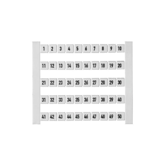 0473460001 - White 5x5mm Terminal Markers - Pack of 500  (Pack of 500)