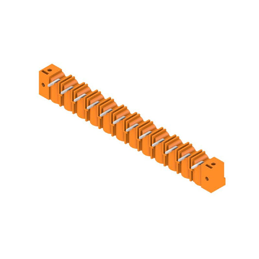 1124400000 - 7.62mm Male PCB Connector, 12 Poles, Tinned Orange  (Pack of 18)