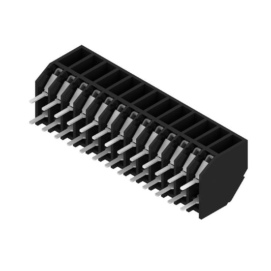 1885760000 - 3.5mm Black PCB Terminal with 13 Poles and PUSH IN Design  (Pack of 11)