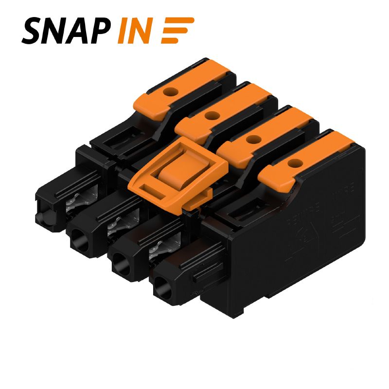 8000078355 - 7.50mm PCB Connector with 4 Poles and SNAP IN Connection  (Pack of 66)