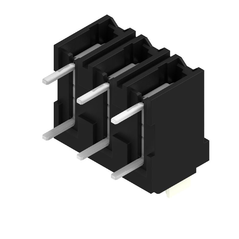 1876510000 - 5.00mm 3-Pole Terminal Block, Black, 90° Angle Configuration  (Pack of 265)
