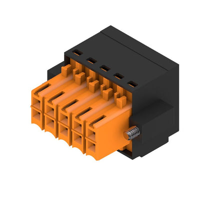 1944690000 - 10-Pole Female PCB Connector, 3.50mm Pitch, 180° Tension-Clamp  (Pack of 72)