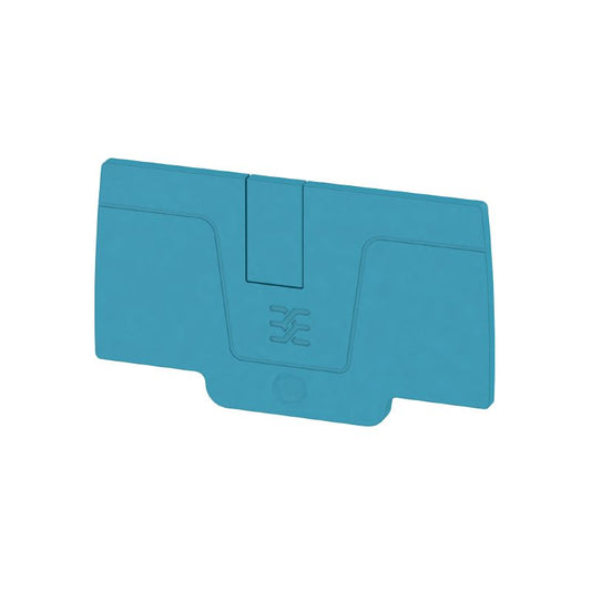 1991950000 - Compact AEP End Plate - 38.1mm Deep, Blue, Snap-On Design  (Pack of 50)
