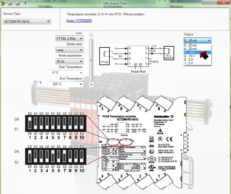 1375520000 - RTD Signal Converter with Galvanic Isolation for Accurate Temperature Measurement