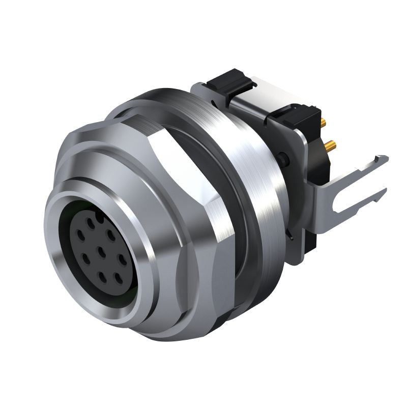 2423730000 - M8 Connector with 8 Poles & M12 Mounting Thread  (Pack of 25)