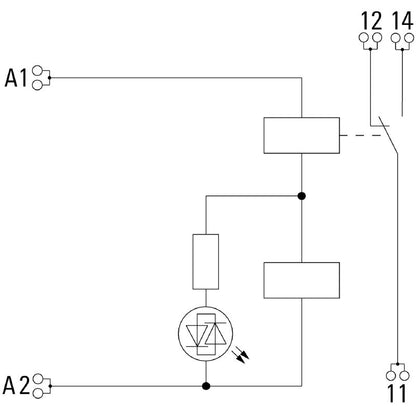 2576260000 - 24VAC Relay Module with 10A Capacity & Easy PUSH IN Connection  (Pack of 10)