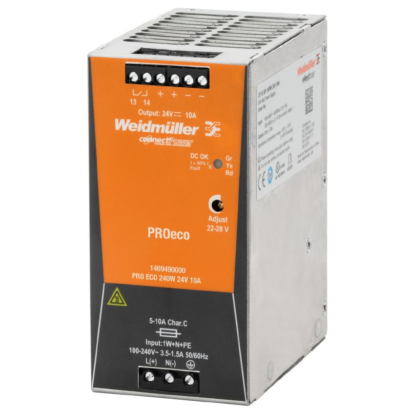 1469590000 - 240W 48V Switch-Mode Power Supply Unit, 5A Output