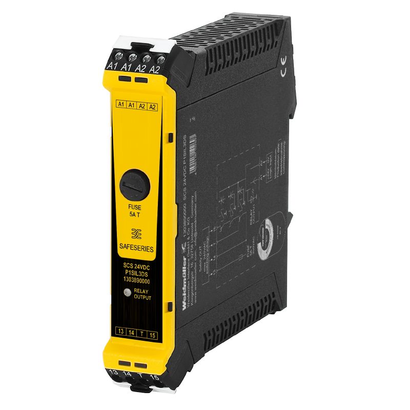 1303890000 - SIL 3 24VDC Safety Relay, 114.1mm Deep, 177g