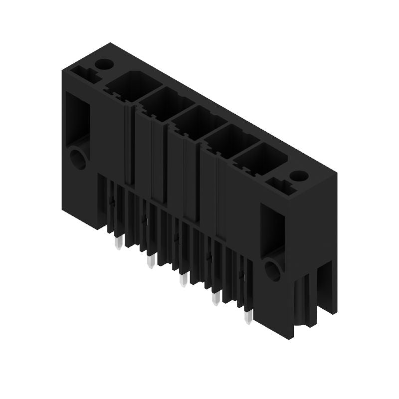 1930850000 - 5-Pole 7.62mm PCB Header Connector, Screw Flange, Black  (Pack of 30)