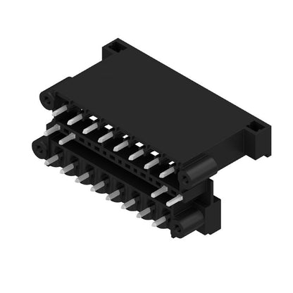 1829070000 - Black 16-Pole PCB Connector with 5.08mm Pitch and Flange  (Pack of 20)