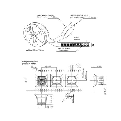 2562150000 - OMNIMATE 8-Pole RJ45M Connector for PCB, 10/100 MBit/s  (Pack of 200)