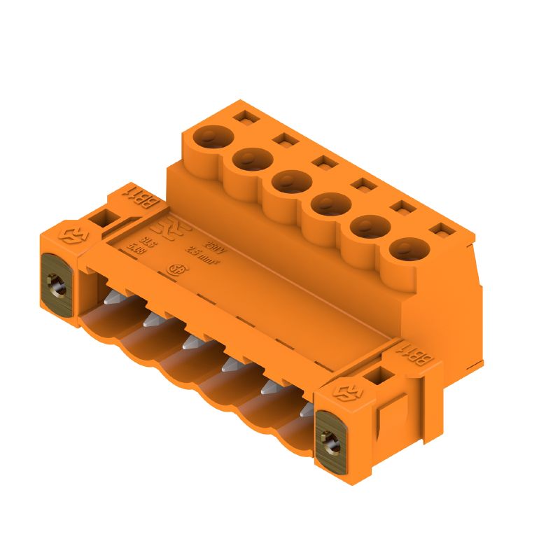 1846400000 - 5.08mm 6-Pole PCB Connector with Clamping Yoke  (Pack of 42)