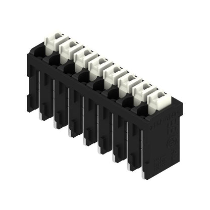 1870700000 - 3.50mm 8-Pole Circuit Board Terminal with Black PUSH IN Actuator  (Pack of 19)