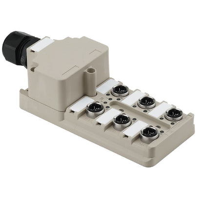 1760050000 - M12 3-Pole IDC Connector with LED Indicators, 127mm Depth