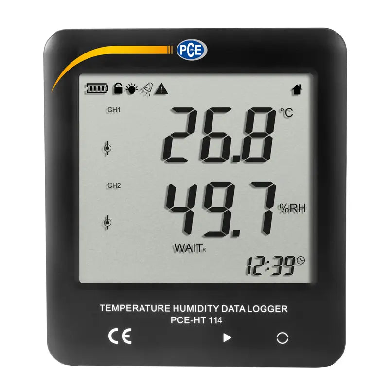 PCE-HT 114 - Refrigerator Data Logger with 2m Sensor & Real-Time Display