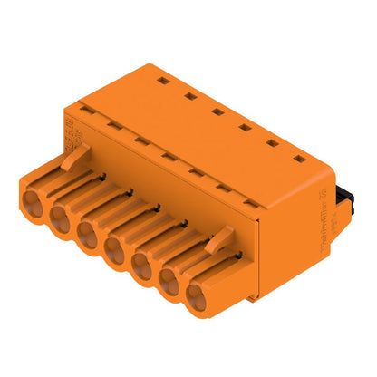 1368970000 - 7-Pole 5.08mm Female PCB Connector, 180° Push-In Design  (Pack of 48)