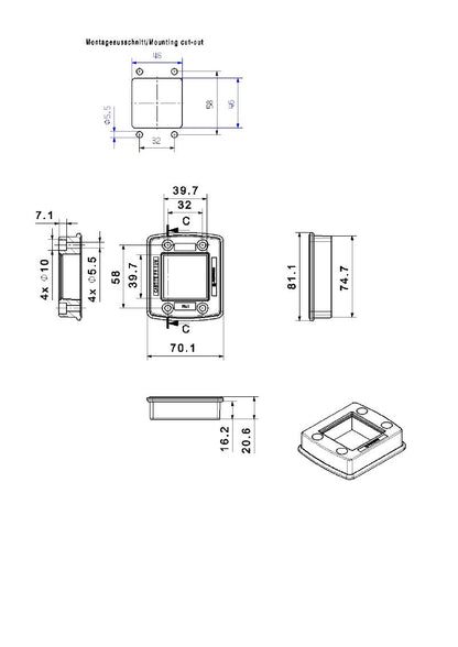 2583490000 - IP66 Polyamide Cable Entry System, Temp Range -40°C to 120°C
