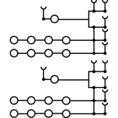 2506350000 - Dark Beige Modular Terminals for 10 mm² Wires, 800 V, 48 A