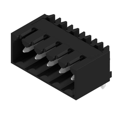 1763000000 - 5-Pole PCB Connector, 90° THT Solder, Black Box  (Pack of 50)