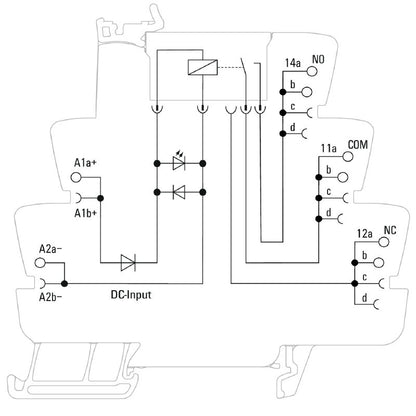 1479810000 - 24VDC Relay Module - 16A NO Contact, 87.8mm Depth  (Pack of 10)