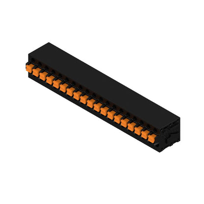 1424960000 - 5mm Pitch 19-Pole PCB Terminal, 90° Angle, Solder Pins  (Pack of 15)