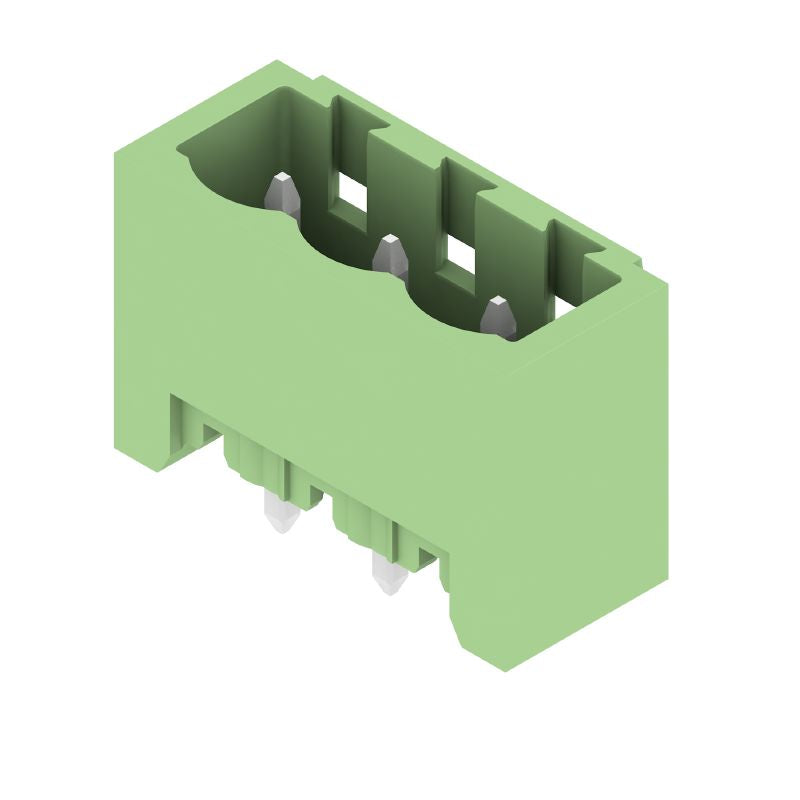1397360000 - 3-Pole 5.08mm PCB Connector 180° Angle, Tinned Finish  (Pack of 100)