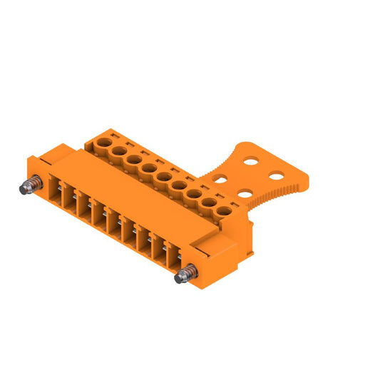 1237610000 - 9-Pole PCB Connector, 3.81mm Pitch, 180° Angle  (Pack of 50)