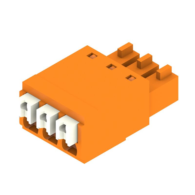 2541370000 - 3-Pole 3.81mm PCB Connector, 180° Angle Plug  (Pack of 50)