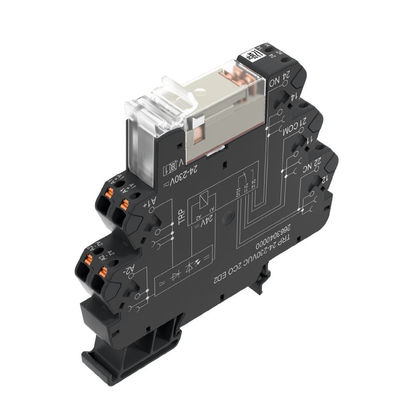 2663050000 - 24-230V UC Relay Module with 2 Gold-Plated CO Contacts  (Pack of 10)
