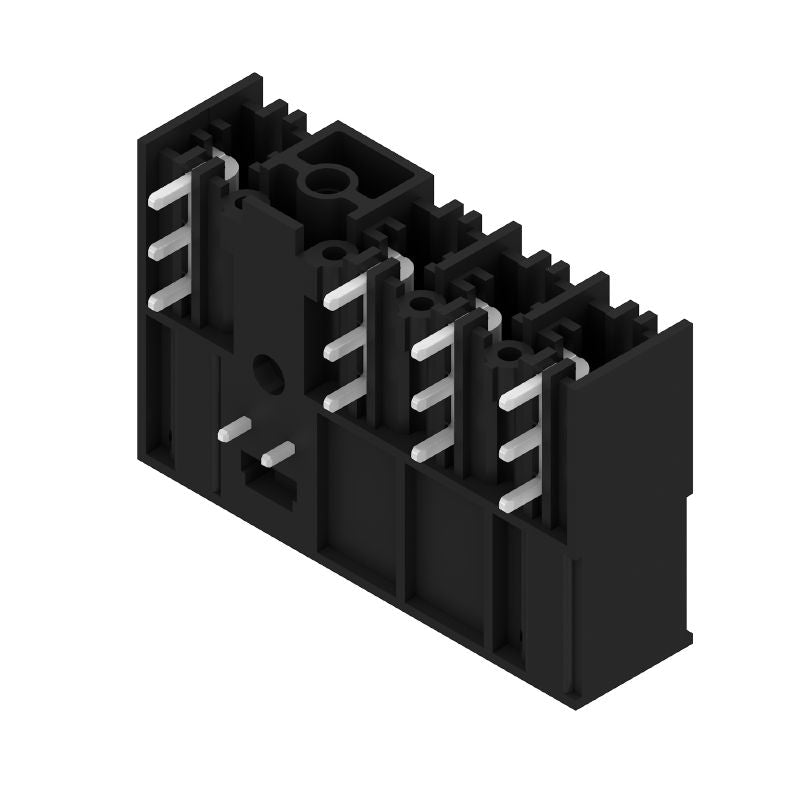 1270020000 - 10.16mm Male PCB Connector, 4 Poles, Silver-Plated Black  (Pack of 36)