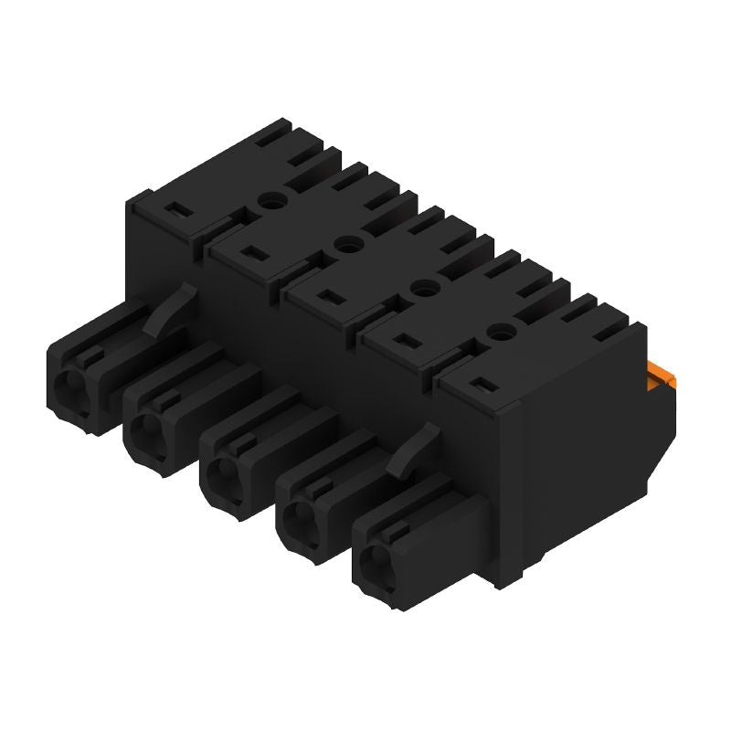 1043860000 - 7.62mm 5-Pole PCB Female Connector with 180° Push In Mechanism  (Pack of 48)