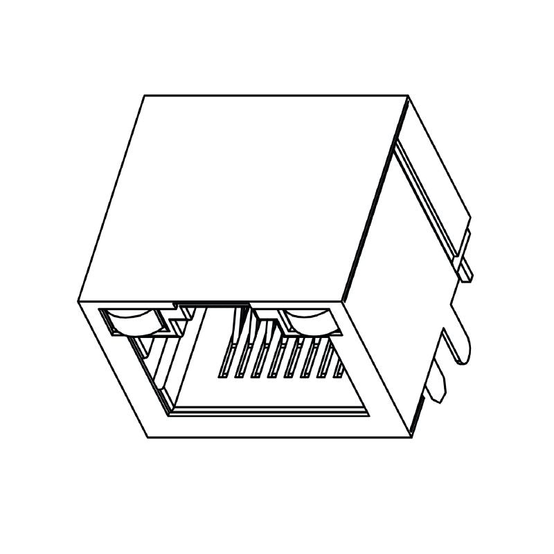 2626090000 - Cat 5 RJ45 Modular Jack with 8-Pole Configuration  (Pack of 240)
