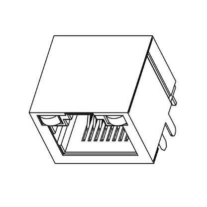 2626090000 - Cat 5 RJ45 Modular Jack with 8-Pole Configuration  (Pack of 240)